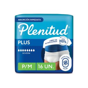 Plenitud Plus Talla P/M 16 un.