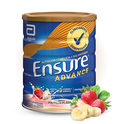 Ensure Advance Frutilla-Plátano 850 g